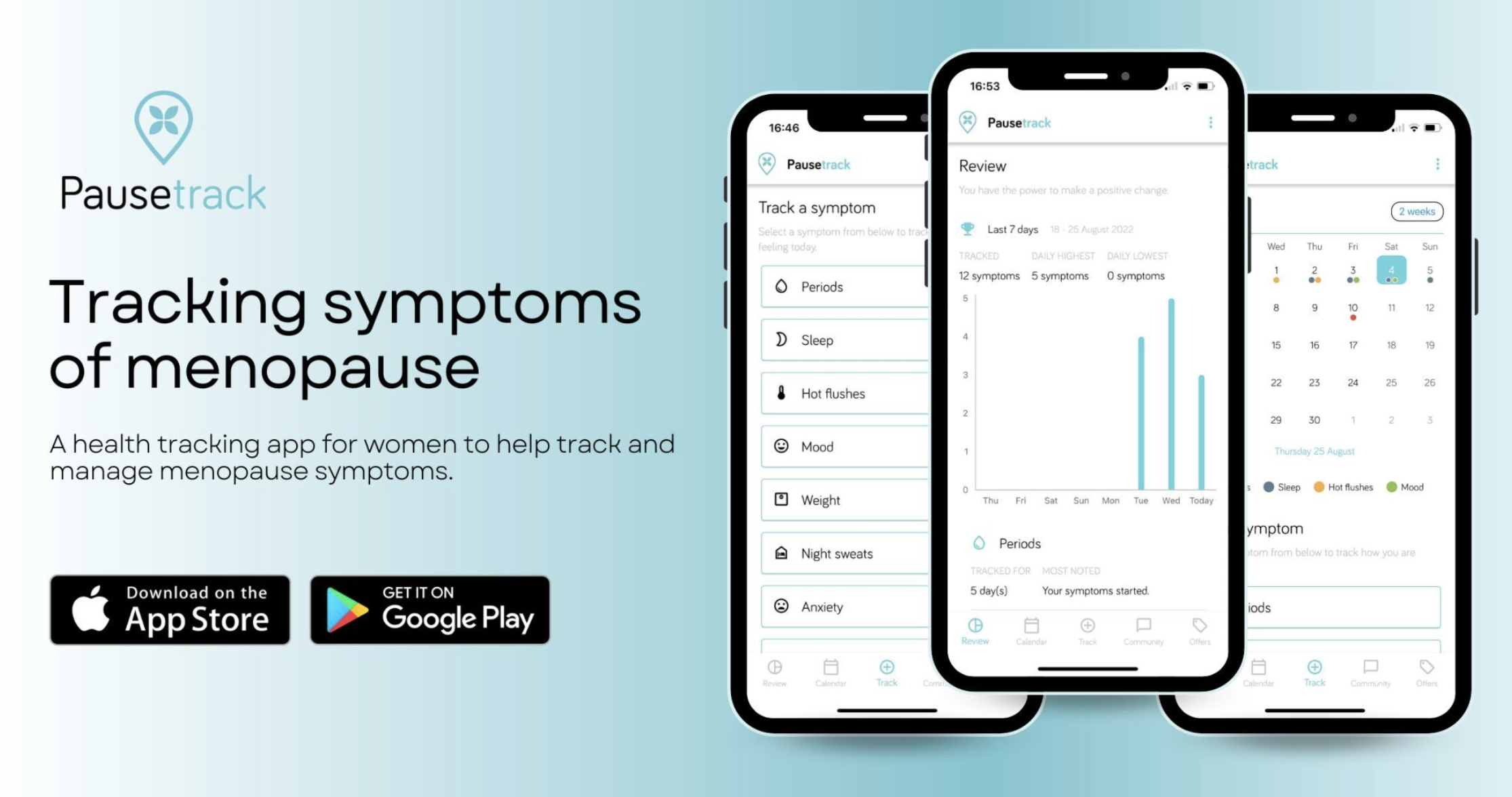 Introducing 'PauseTrack' The Menopause Tracking App